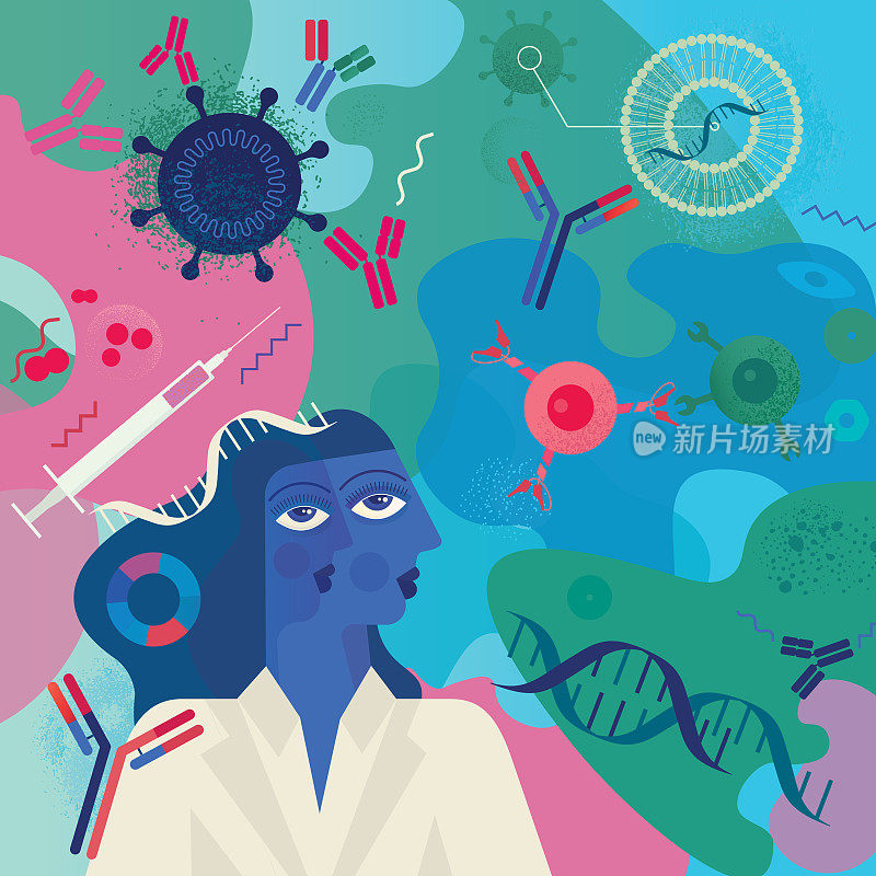 科学家开发。信使rna Covid-19疫苗